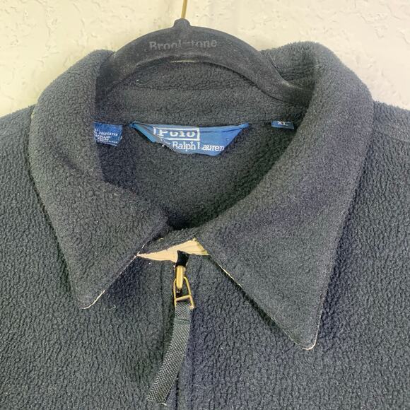 POLO RALPH LAUREN‎ Jacket Fleece Polartec Classic Vintage Full Zip Snap Pockets - Picture 4 of 15